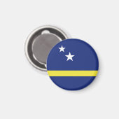 Aimant Drapeau de Curaçao (Recto/Verso)