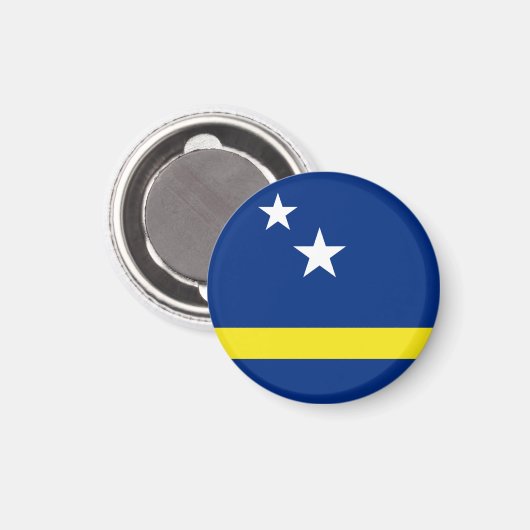 Aimant Drapeau de Curaçao (Recto/Verso)