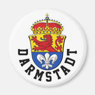 Aimant Drapeau de Darmstadt, Allemagne