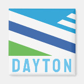 Aimant Drapeau de Dayton, Ohio (2021) (Devant)