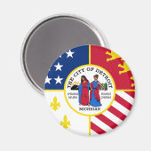 Aimant Drapeau de Détroit (Recto/Verso)