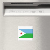 Aimant Drapeau de Djibouti (In Situ (Lave-vaisselle))