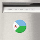 Aimant Drapeau de Djibouti (In Situ (Lave-vaisselle))