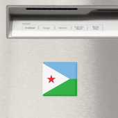 Aimant Drapeau de Djibouti (In Situ (Lave-vaisselle))