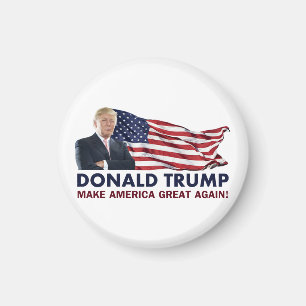 Aimant Drapeau de Donald Trump USA