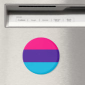 Aimant Drapeau de fierté androgyne (In Situ (Lave-vaisselle))