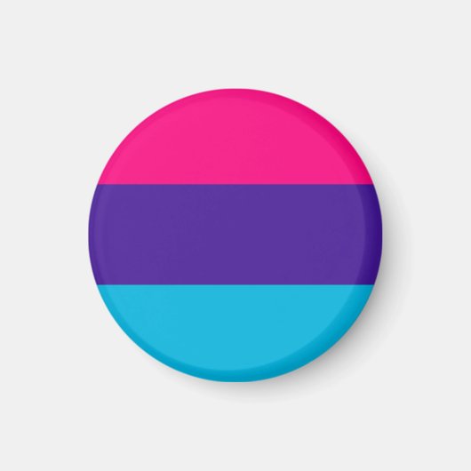 Aimant Drapeau de fierté androgyne (Devant)