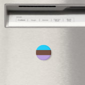 Aimant Drapeau de fierté androsexuelle (In Situ (Lave-vaisselle))
