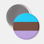 Aimant Drapeau de fierté androsexuelle (Recto/Verso)