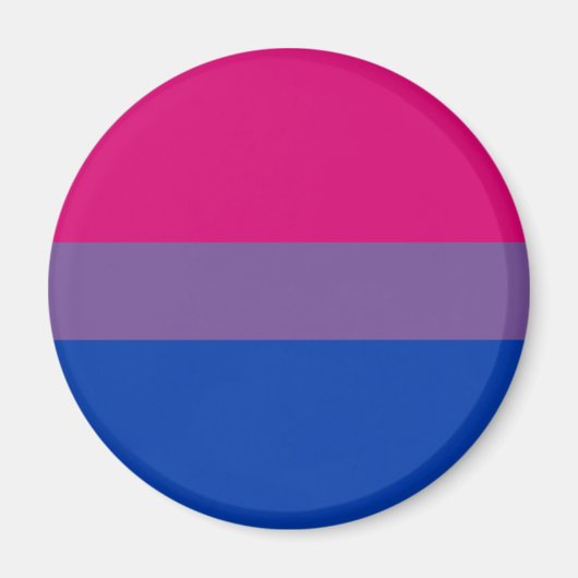 Aimant Drapeau de fierté bisexuel (Devant)