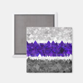 Aimant Drapeau de fierté Boho Géométrique Mod Rétro Greyg (Recto/Verso)
