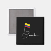 Aimant Drapeau de fierté de Colombie Drapeau national de (Recto/Verso)