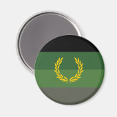 Aimant Drapeau de fierté de l'uniforme militaire (Recto/Verso)