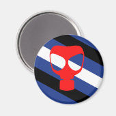 Aimant Drapeau de fierté de masque (Recto/Verso)