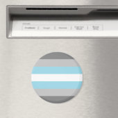 Aimant Drapeau de fierté demiboy (In Situ (Lave-vaisselle))
