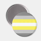 Aimant Drapeau de fierté demigender (Recto/Verso)