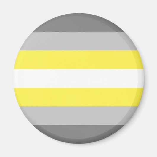Aimant Drapeau de fierté demigender (Devant)