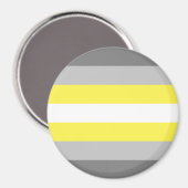 Aimant Drapeau de fierté demigender (Recto/Verso)
