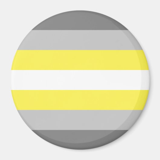 Aimant Drapeau de fierté demigender (Devant)
