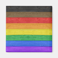 Drapeau de fierté gay inclusif SlipperyJoe's à tex