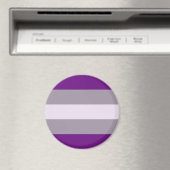 Aimant Drapeau de fierté grise sexuelle (In Situ (Lave-vaisselle))