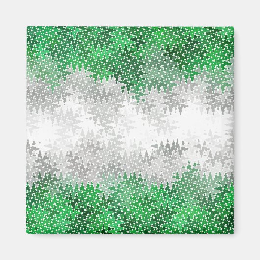 Aimant Drapeau de fierté grisromantique abstrait ondulé t (Devant)
