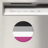 Aimant Drapeau de fierté gynéphile (In Situ (Lave-vaisselle))