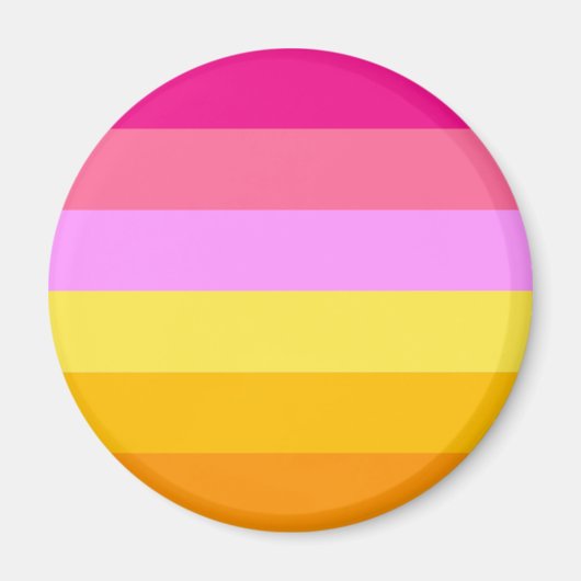 Aimant Drapeau de fierté lesbienne (Aube) (Devant)