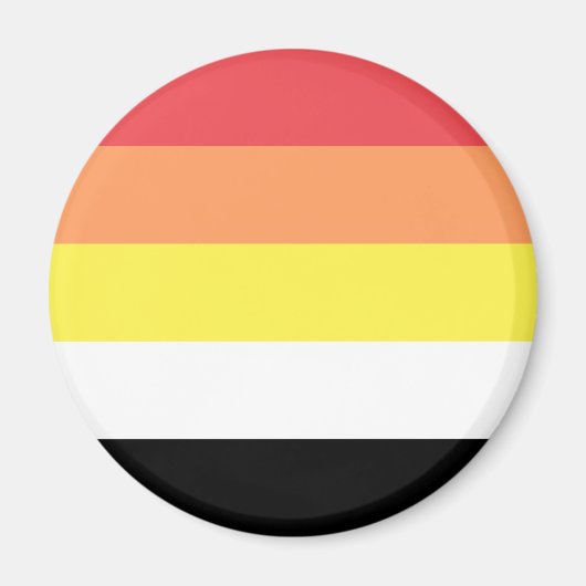 Aimant Drapeau de fierté Lithsexuel (Devant)