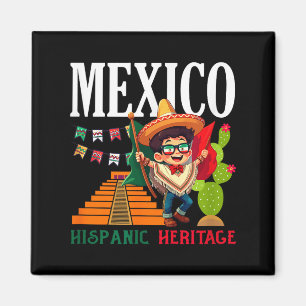 Aimant Drapeau de fierté mexicaine mexique racines patrim
