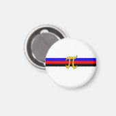 Aimant Drapeau de fierté polyamoureuse (Recto/Verso)