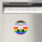 Aimant Drapeau de fierté Progress Pride LGBTQ+ Two-Spirit (In Situ (Lave-vaisselle))