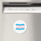 Aimant Drapeau de Fierté Transgenre (In Situ (Lave-vaisselle))