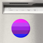 Aimant Drapeau de fierté transgenre alternatif (In Situ (Lave-vaisselle))