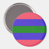 Aimant Drapeau de fierté trigender (Recto/Verso)