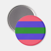 Aimant Drapeau de fierté trigender (Recto/Verso)