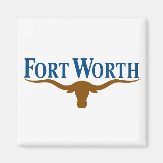 Aimant Drapeau de Fort Worth (Texas) (Devant)