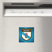 Aimant Drapeau de Galice (In Situ (Lave-vaisselle))