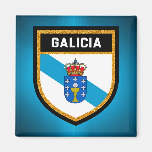 Aimant Drapeau de Galice (Devant)