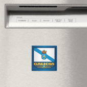 Aimant Drapeau de Galice (In Situ (Lave-vaisselle))