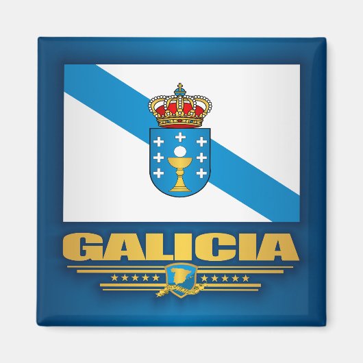 Aimant Drapeau de Galice (Devant)