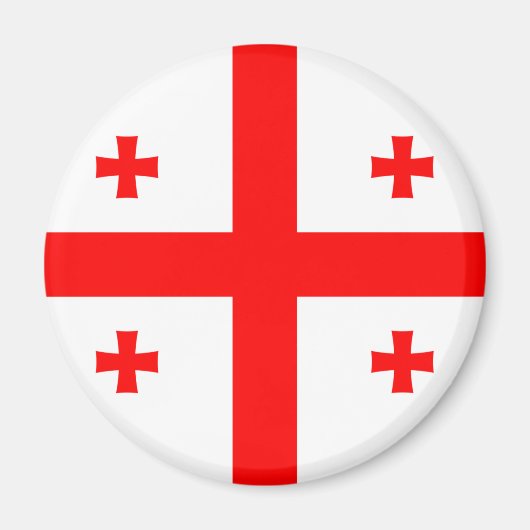 Aimant Drapeau de Géorgie (Devant)