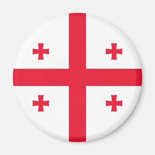 Aimant Drapeau de Géorgie (Devant)