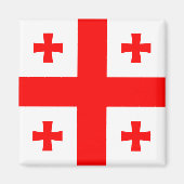 Aimant Drapeau de Géorgie (Devant)