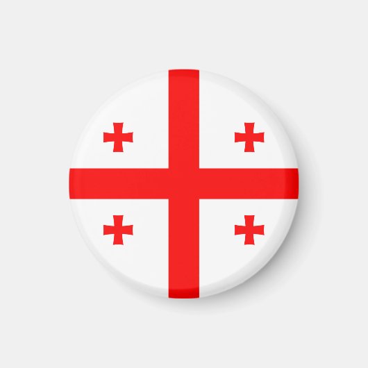 Aimant Drapeau de Géorgie (Devant)