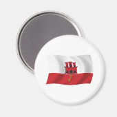Aimant Drapeau de Gibraltar (Recto/Verso)