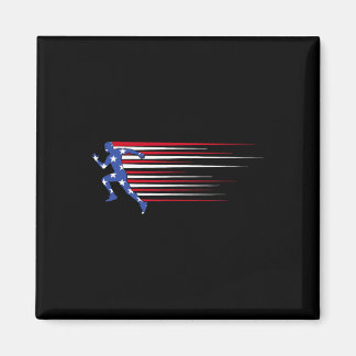Aimant Drapeau de gorille ‘merica Lunettes de soleil drôl