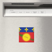 Aimant Drapeau de Guadeloupe (In Situ (Lave-vaisselle))