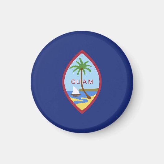 Aimant Drapeau de Guam (Devant)