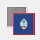 Aimant Drapeau de Guam (Recto/Verso)